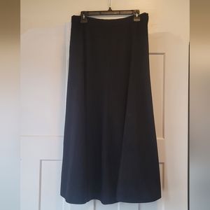Coldwater Creek Faux Suede Maxi Skirt